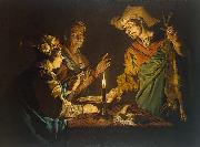 Matthias Stomer Selling the Birthright oil painting artist